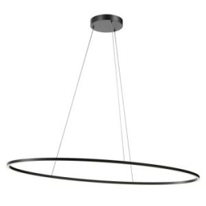 Leo 01-3299 Lustră Redo negru mat, 65W, LED CCT, 3000K/4000K, dimabila 3