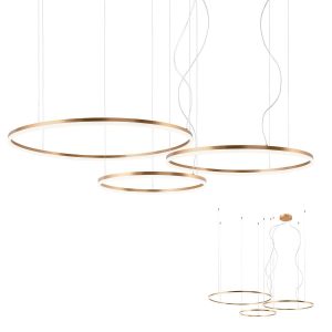 ORBIT LUSTRA REDO LED 163W DIMABILA TRIAC 4000K D1000+800+600 BRONZ 01-1925 TRIAC