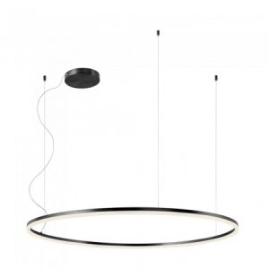 Suspensie Redo ORBIT LED 55W 3000K D800 Negru mat, Dimabila TRIAC 01-1949-TRIAC