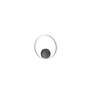 Aplica/Plafoniera ORBIT LED 25W 4000K D400 Negru mat, DIMABILA TRIAC, 01-1955-TRIAC