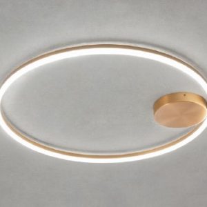 Aplica/Plafoniera  ORBIT PL LED 55W 3000K D800 BRONZ, Dimabila TRIAC 01-1707-TRIAC