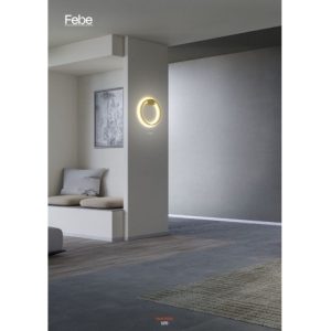 APLICA /PLAFONIERA REDO FEBE LED REDO 25W 3000K D400 MAT GOLD, 01-2817