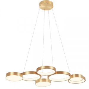 CRONOS LUSTRA REDO LED 65W 3000K BRASS L1030, DIMABILA ( 3 STEP) 01-2546