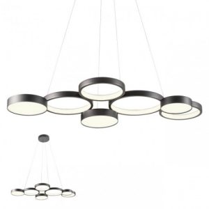 CRONOS LUSTRA REDO LED 65W 3000K BK L1030 DIMABILA ( 3 STEP) 01-2547