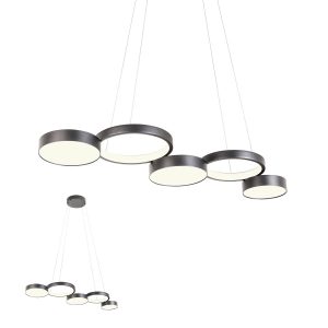 CRONOS LUSTRA REDO LED 65W 3000K BK L950, DIMABILA ( 3 STEP) 01-2544