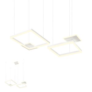LUSTRĂ REDO SIGUA SQ LED 110W 3000K Alb mat, 01-2611