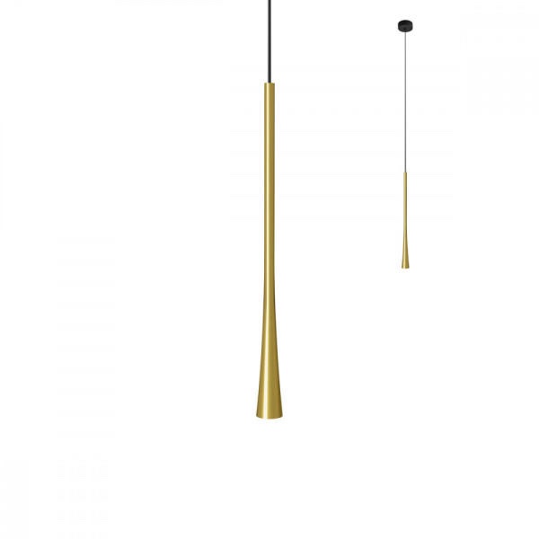 ITO SUSPENSIE REDO LED H.400 7W 3000K BRASS, 01-2351