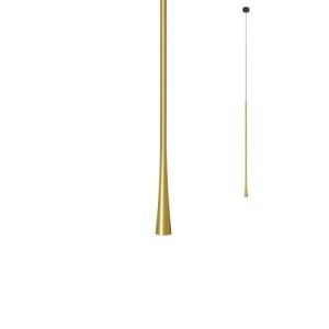 ITO SUSPENSIE REDO LED H.800 7W 3000K BRASS, 01-2355