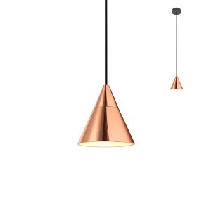 Suspensie Redo Eiko 7W, 3000K, Rose Gold 630 lm, CRI 90, 01-2350