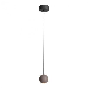 Suspensie Redo Obo 8,5W, 3000K, maro mat, 01-2807