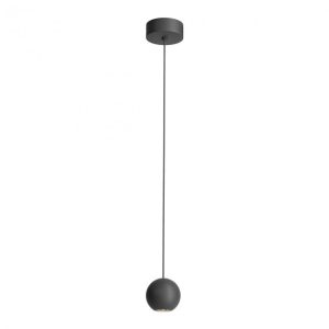 Suspensie Redo Obo 8,5W, 3000K, negru mat, 01-2808