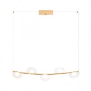 Lustra Redo Sinclair, auriu mat, L. 87 cm, led 36W, 3000K, 3171lm, CRI93, 01-3243
