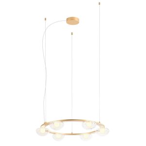 Lustra Redo Sinclair, auriu mat, D. 65cm, led 37,2W, 3000K, 4542 lm, CRI93, 01-3247