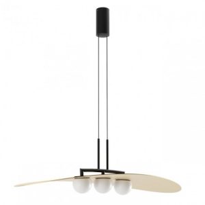 Suspensie Redo Cody LED 28W, 3000K, Negru mat/ Auriu mat, 01-3290