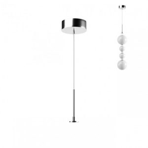 Kit suspensie montaj aparent Bilia, crom, SKBS01CH