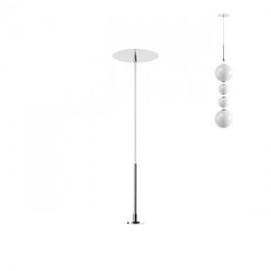 Kit suspensie baza incastrata Bilia, Crom, SKBR01CH