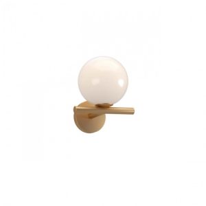 Aplica Redo Talis, bronz periat, sticla, 1XE14, 01-2640