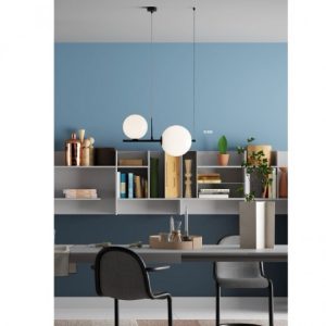 Suspensie Redo TALIS 2X42W E27 Black, 01-2646