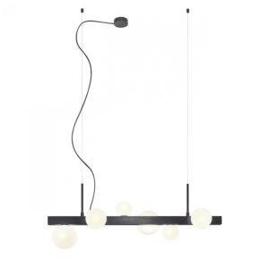 GOJI SUSPENSIE REDO 6X 28W G9 NEGRU MAT, 01-2375