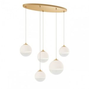 LUSTRĂ BERRY Redo 5X42W E27 GOLD/WHITE, 01-2272