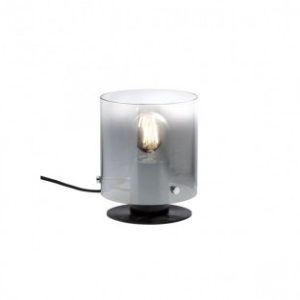 LOU VEIOZA REDO 1XE27,  baza neagra, sticla fumurie,  D150, 01-2010