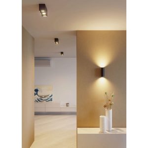 Aplica Redo Corinth, negru mat, 2XGU10, 01-3415