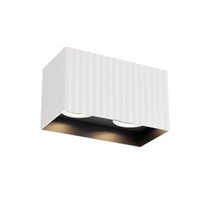 Plafoniera Redo Delphi, alb mat, 2XGU10, L.16 cm, 01-3410