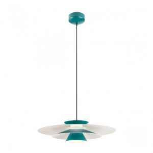 Lustra FARGO LED 16.5W D500 MATT DARK GREEN/MATT WHITE INSIDE, REDO, 01-3002