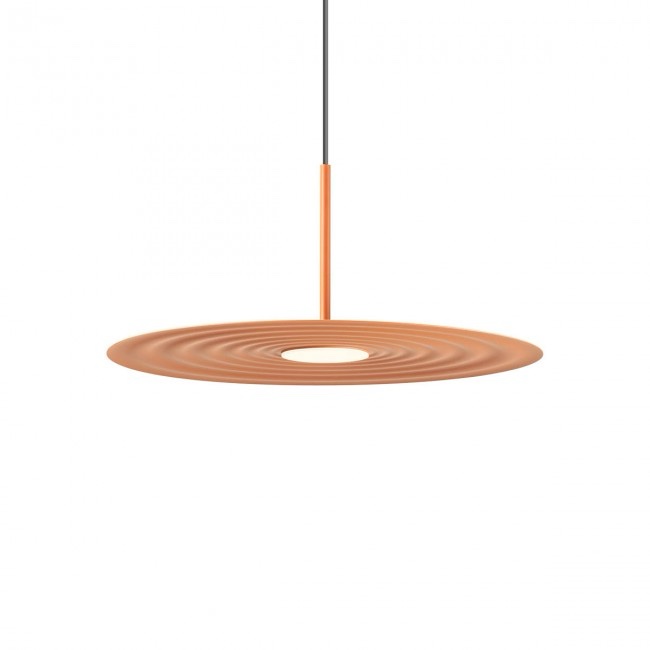 Suspensie Redo Lake, maro, LED, 13W, 723 lumeni, alb cald 3000K, D.50 cm, 01-3045
