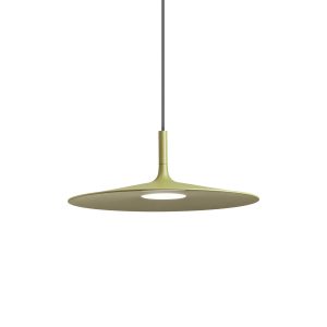Suspensie Redo Kai, verde oliv, LED, 16W, 1150 lumeni, alb clad 3000K, D.40 cm, 01-3036