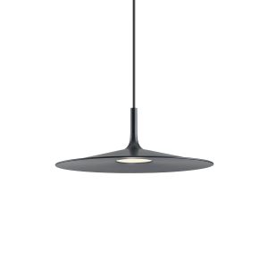 Suspensie Redo Kai, negru mat, LED, 16W, 1150 lumeni, alb clad 3000K, D.40 cm, 01-3038
