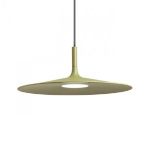 Suspensie Redo Kai, verde masliniu mat, LED, 25W, 1950 lumeni, alb clad 3000K, D.55 cm, 01-3041