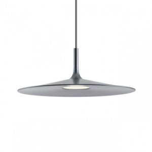 Suspensie Redo Kai, Gun metal, LED, 25W, 1950 lumeni, alb clad 3000K, D.55 cm, 01-3042