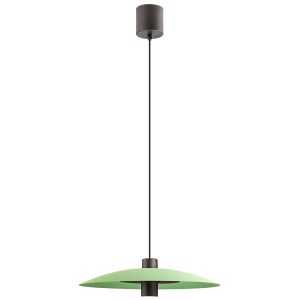 LARS SUSPENSIE Redo LED 1x5W +1x6W 3000K Verde, 01-2738