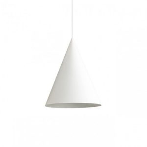 Suspensie Redo Konos, alb mat, 1XE27, D.35 cm, 01-3022
