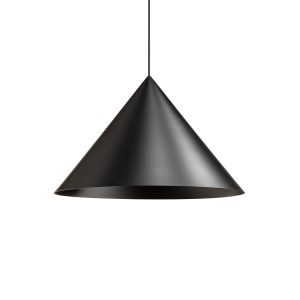 Suspensie Redo Konos, negru mat, 1XE27, D.55 cm, 01-3029