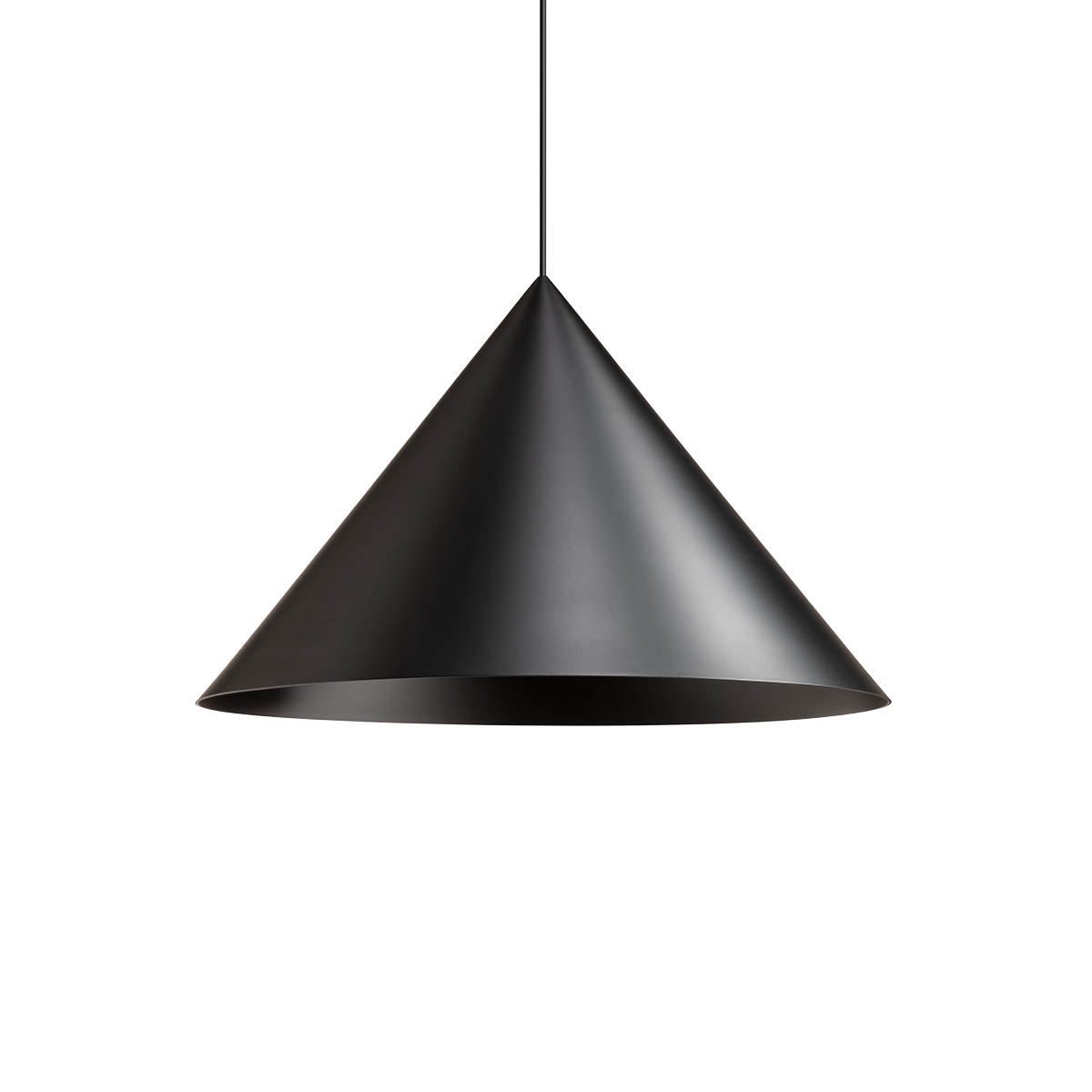 Suspensie Redo Konos, negru mat, 1XE27, D.55 cm, 01-3029
