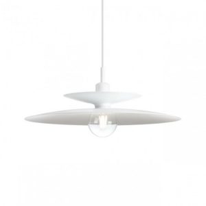 Suspensie Redo Gunnar, alb mat, 1XE27, D.50 cm, 01-3048