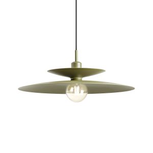 Suspensie Redo Gunnar, verde oliv, 1XE27, D.50 cm, 01-3050
