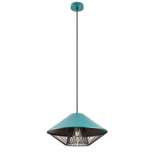 Lustră Redo GRILL 1XE27 D396 MATT DARK GREEN/BLACK, 01-3006