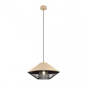Lustră Redo GRILL 1XE27 D396 MATT GREY BEIGE/BLACK, 01-3007