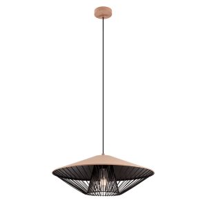 Lustra GRILL 1XE27 D495 SAND COFFEE/BLACK, 01-3009