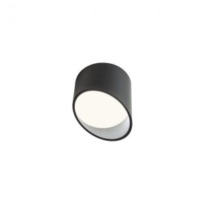 UTO PLAFONIERA LED 6W IP20 NEGRU MAT, 01-1626