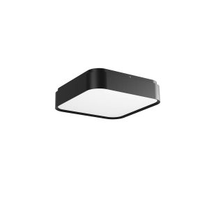 YOMO PLAFONIERA REDO LED 32W 3000K NEGRU MAT, 296X296, 01-2575