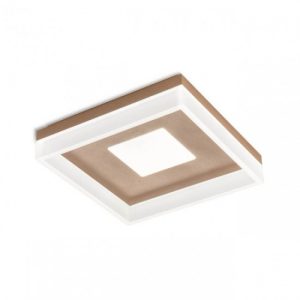 MAYA PLAFONIERA REDO LED SQ 55W 3000K MAT GOLD, 510X510, 01-2000