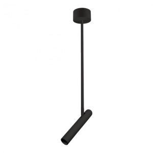 Miniproiector orientabil aplicat Redo Ferro, negru mat, LED, 4W, 315 lumeni, 3000K, 01-3458