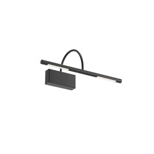 Aplica Redo Kendo, negru mat, LED, 6W, 411 lumeni, alb cald 3000K, L.34 cm, 01-3465