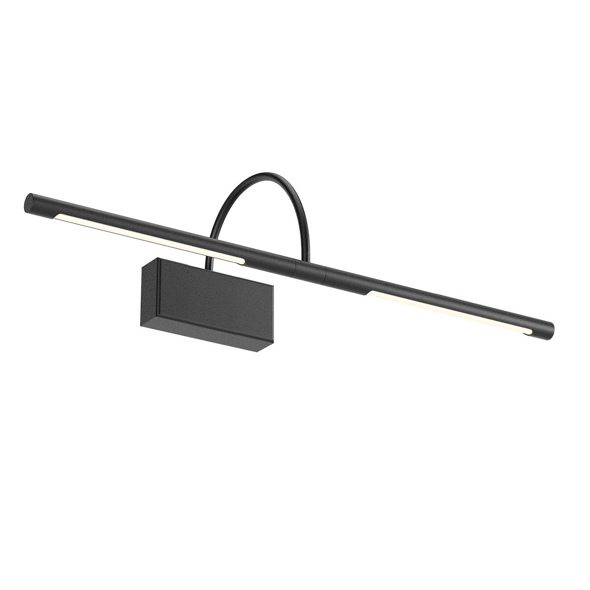 Aplica Redo Kendo, negru mat, LED, 11W, 755 lumeni, alb cald 3000K, L.51 cm, 01-3467