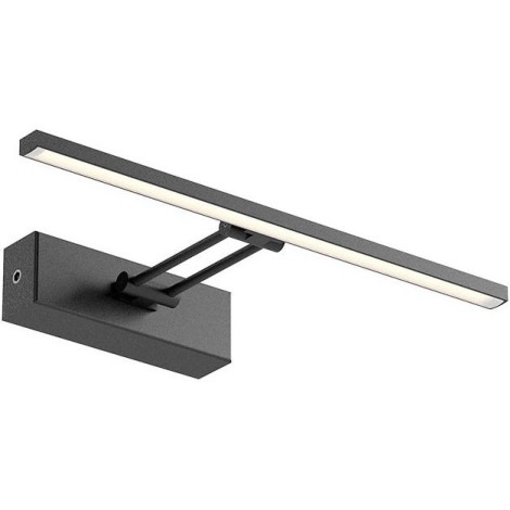 Aplica Redo Linear, negru mat, LED, 8W, 582 lumeni, alb cald 3000K, L.35 cm, 01-3461
