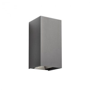 Aplica exterior Vary, gri închis, LED, 2X10W, IP54, 3000K, 90553